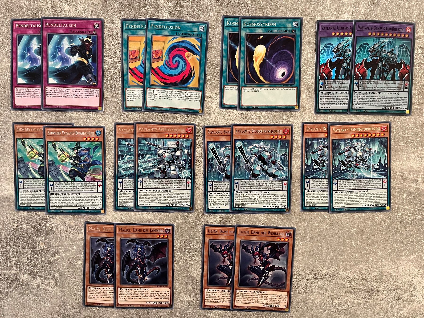 Yugioh Sammelbilder & Trading cards: Vaylantz Set – Neu (gemäss Beschreibung) aus Gränichen von Pauli94