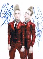 Jedward Autogramm signiert Foto 20x27cm