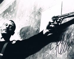 Jean Reno 1948- Autogramm signiert Foto 20x25cm Léon Der Pro