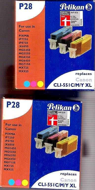 Cartucce per stampanti & toner: Canon 551 – Usato da Losone venduto da delfino_2