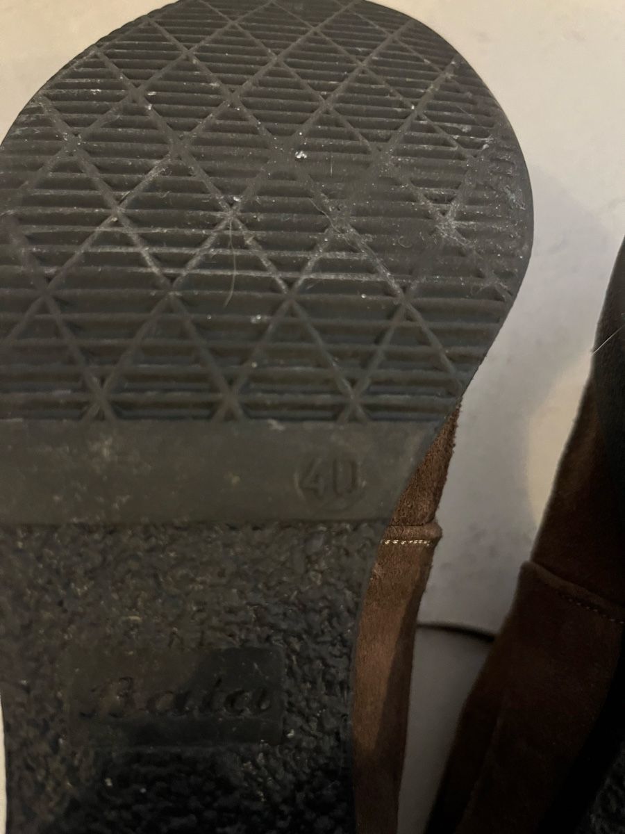 Damenschuhe: Lederstiefeletten Gr. 40 braun Plateau – Gebraucht aus Chur von Mity88 5