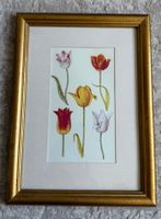Gerahmtes Bild Tulpen Vintage im Passepartout