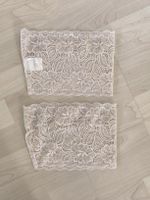 Beige Spitzen Oberschenkelbänder Grösse M