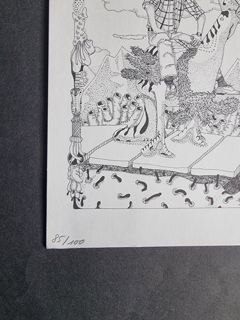 Grafica & Litografie: PETER VON WATTENYL SERIGRAPHIE SIGNIERT NUMMERIERT – Usato da Gersau venduto da grafik-kunst 3