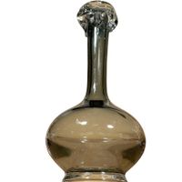 Beautiful Hand Blown Crystal Glass Vase by Friedrich Kristal