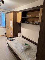 Jugendzimmer Set Holzoptik Bett Schrank Regal  Schreibtisch 