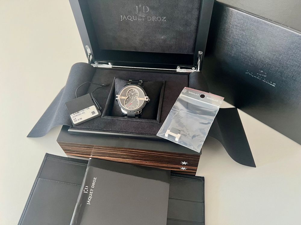 Jaquet Droz Uhren: JAQUET DROZ Grande Seconde SW Automatic,Steel/PVD,OVP $18100 – Neu (gemäss Beschreibung) aus Le Mont-sur-Lausanne von LycaGallery 8