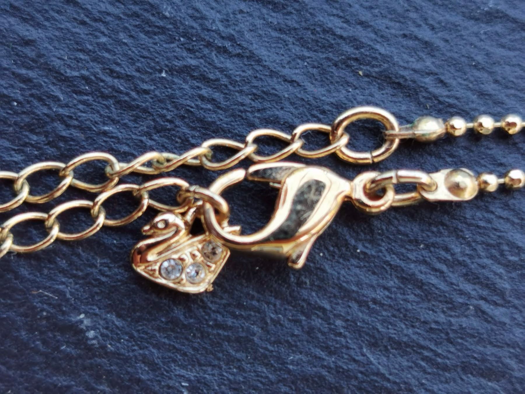 Swarovski Catenine: Collier SWAROVSKI pendentif champagne – Nuovo (secondo la descrizione) da Veyrier venduto da Leilazizou 8