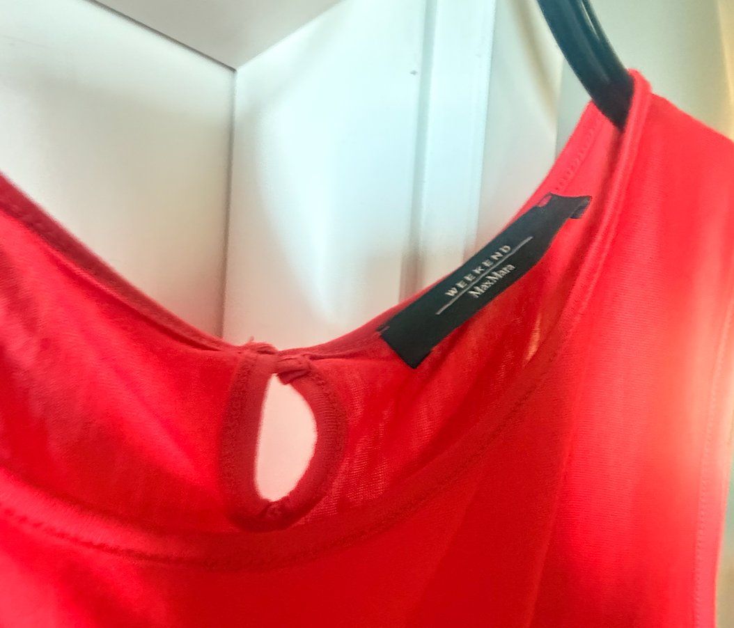 Max Mara Vestiti: Max Mara Weekend - Stretch - Maxi Dress Rot – Usato da Zürich venduto da inf_n82r 1