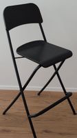 IKEA FRANKLIN Barhocker, zusammenklappbar, schwarz 