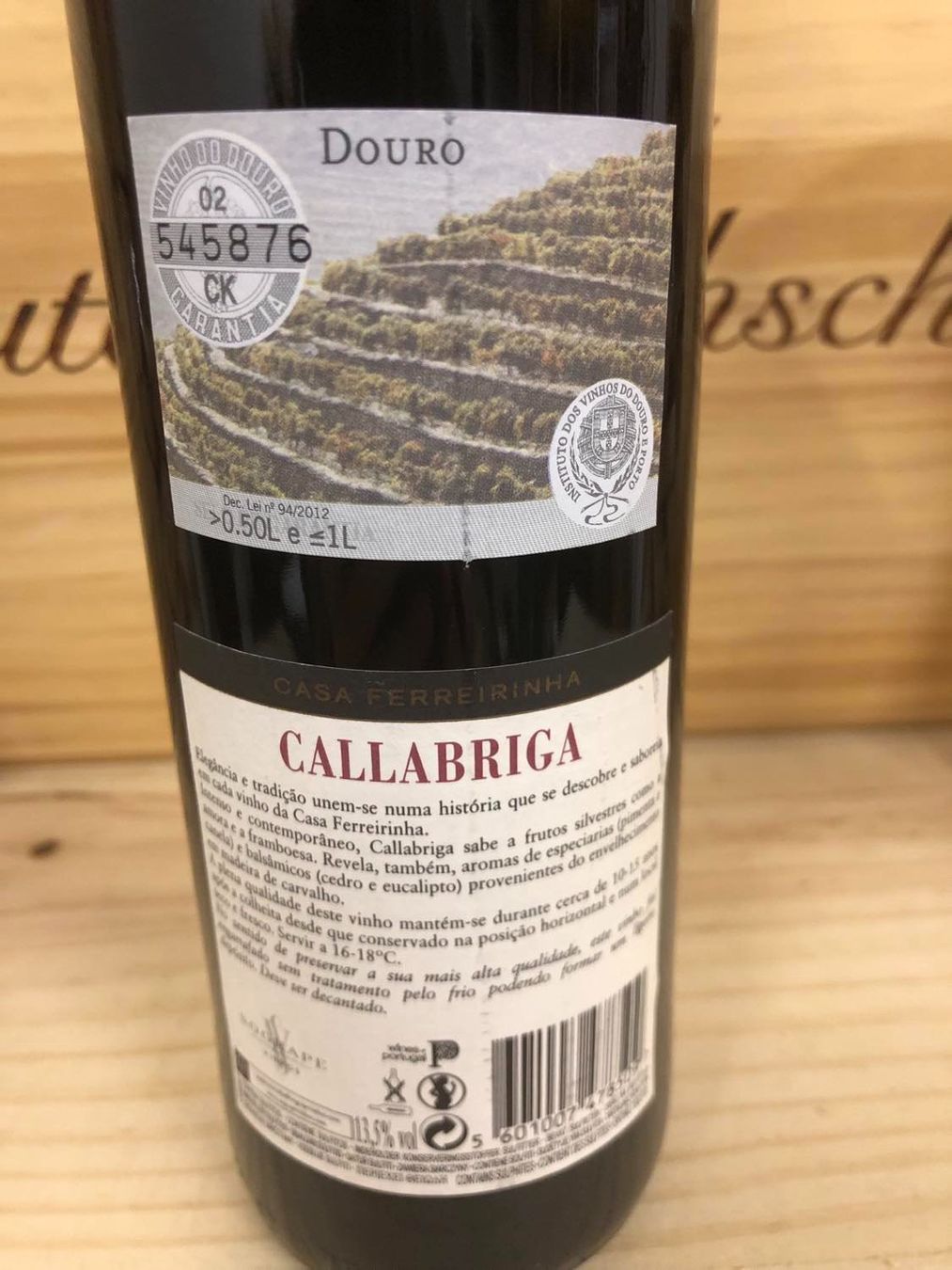 Vino: 2015 DOURO CALLABRIGA CASA FERREIRINHA – Nuovo e nell'imballaggio originale da Münchenstein venduto da weinundspirituosen 4