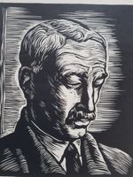 antikes Bild Blatt Radierung Druck - Heinrich Würgler 1929