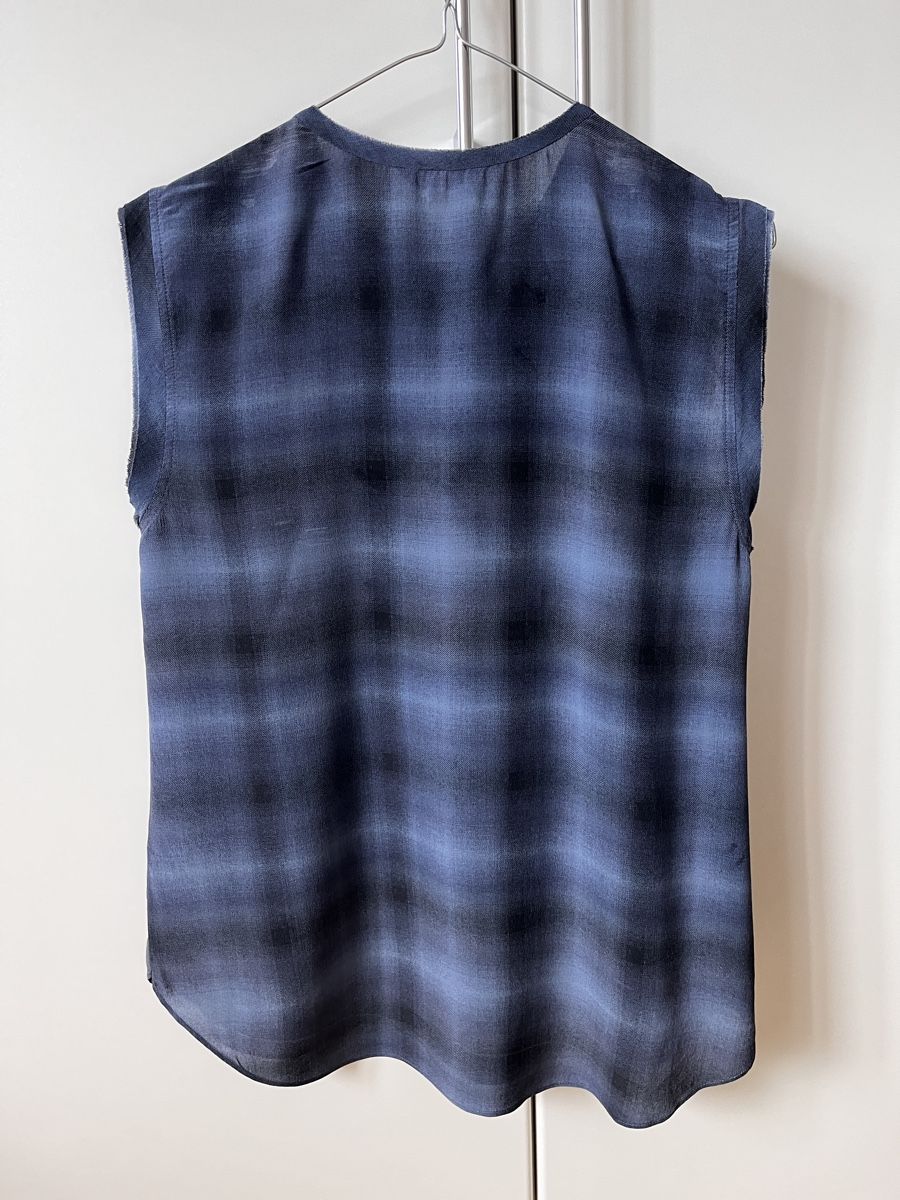 Tops: Rebecca Taylor Bluse Karomuster blau Gr. 36, Seide – Gebraucht aus Zürich von Kleanthy 1