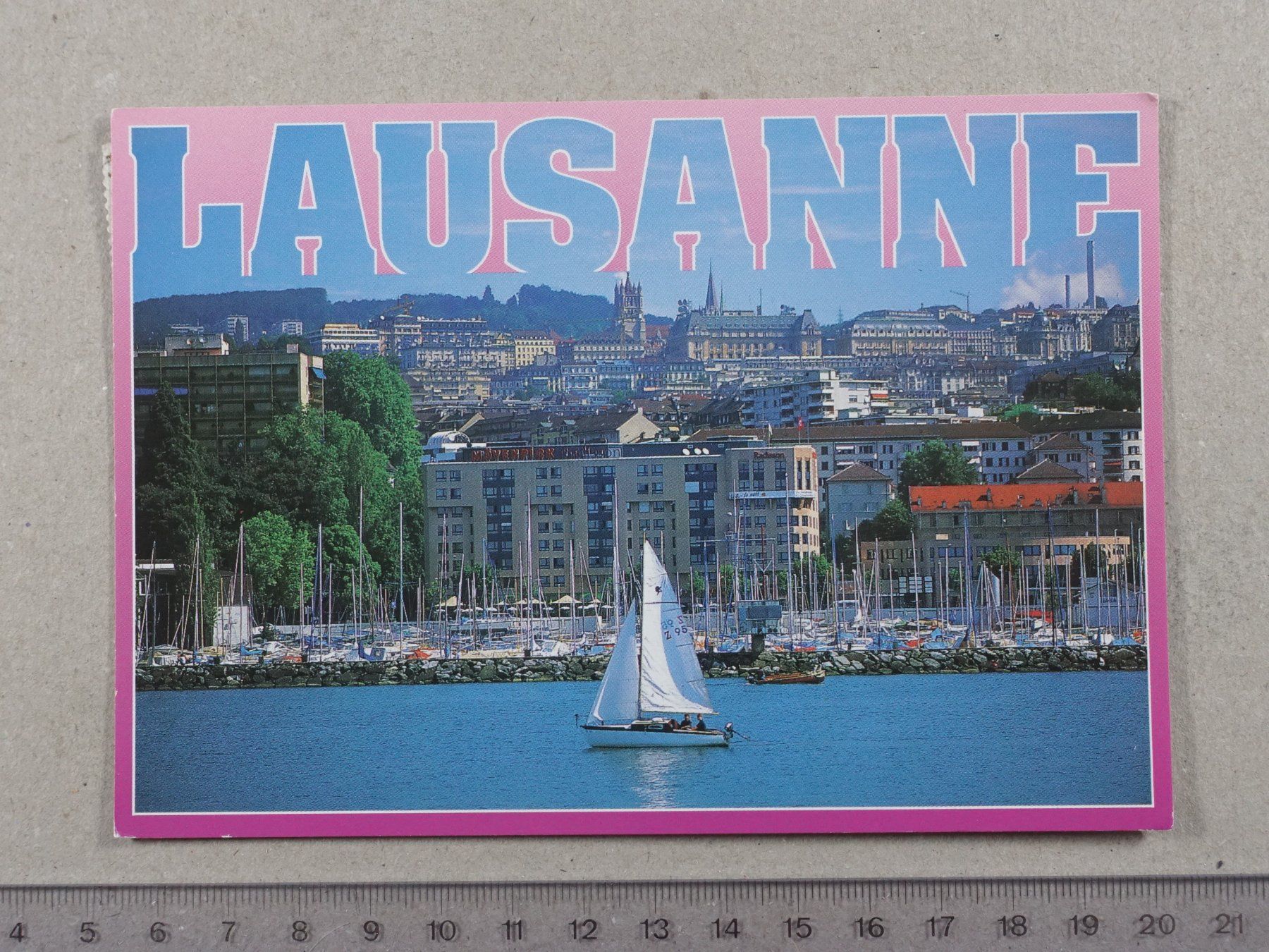 Cartoline postali: Lausanne, 2009, Schiff, bateau, Boot – Usato da Lenzburg venduto da fh1