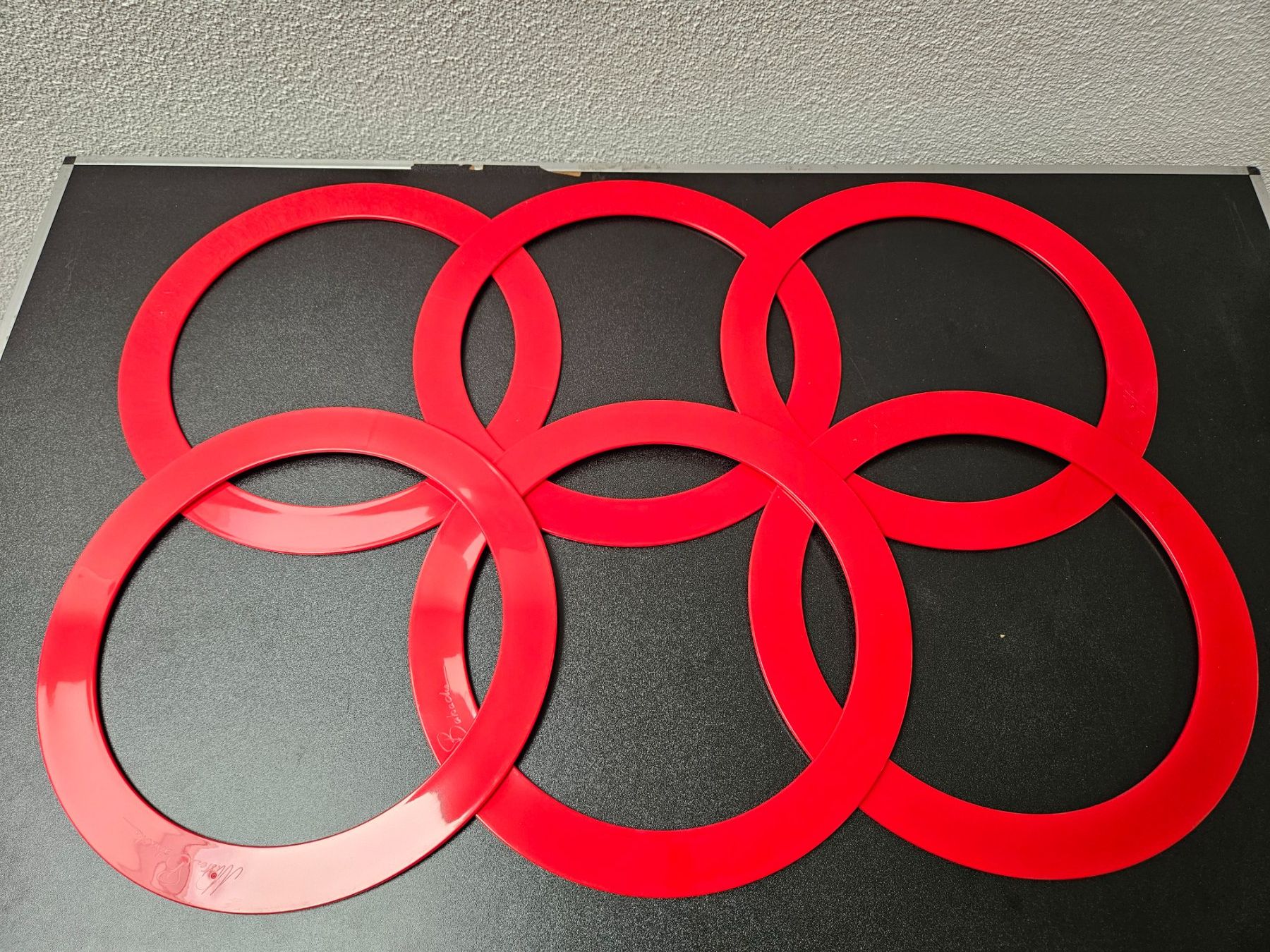 Giochi: NEU - Jonglier-Ringe 32cm rot – Nuovo e nell'imballaggio originale da Dagmersellen venduto da J_RP_Dagmersellen