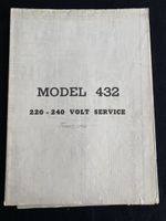 Rock-Ola Model 432 Jukebox Schaltplan