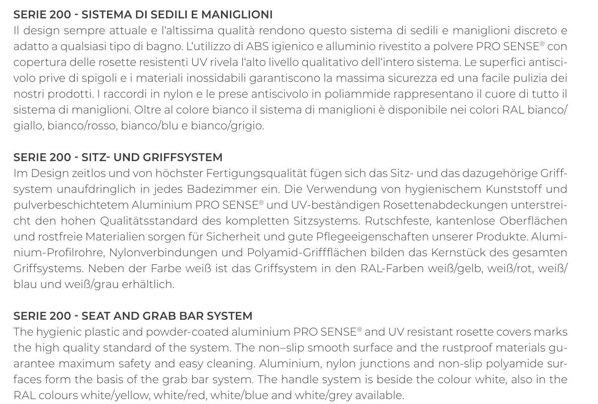 Douches: 567 Provex Duschklappsitz weiss-chrom – Neuf avec emballage d'origine à Derendingen par Meisterstuecke 2