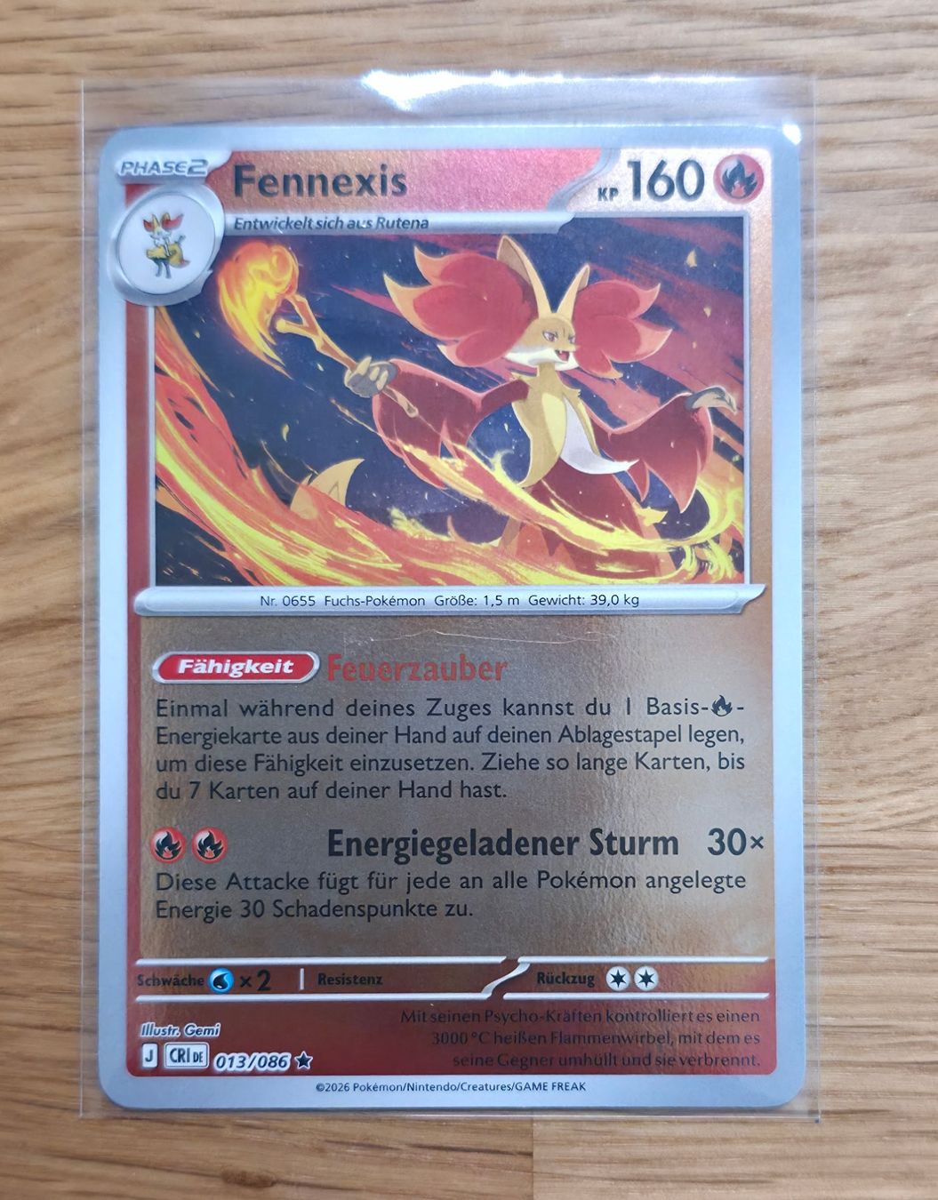 Pokémon Sammelbilder & Trading cards: Fennexis 013/086 Wachsendes Chaos – Neu (gemäss Beschreibung) aus Arbon von Twist05
