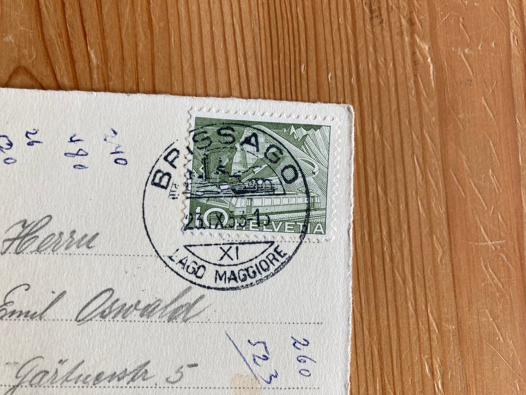 Cartoline postali: Muralto - Locarno - AK 1953 – Usato da Oberuzwil venduto da Henri09 1
