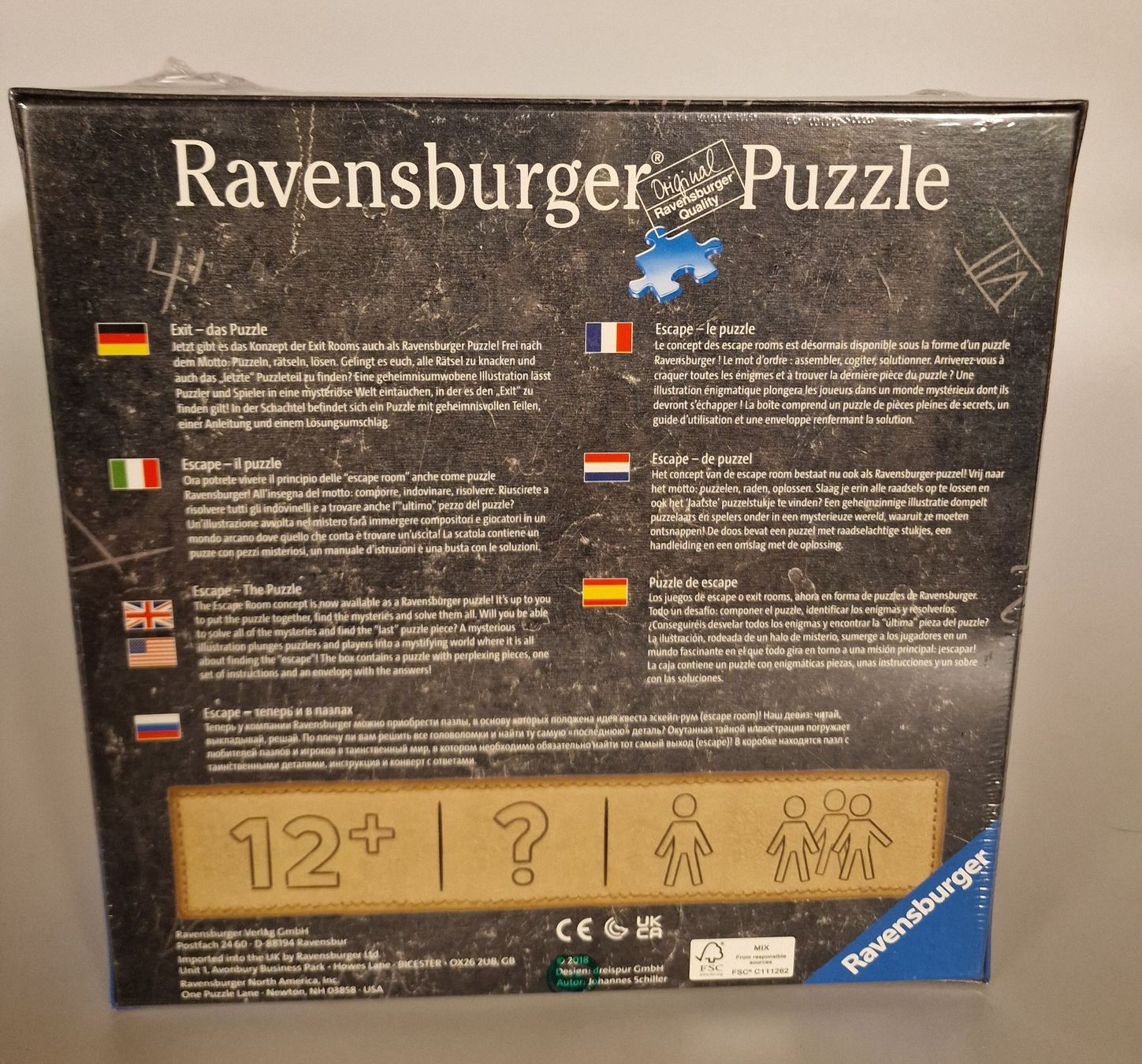 Ravensburger Puzzle: Ravensburger Puzzle Escape Drachenlabor Neu – Nuovo e nell'imballaggio originale da Oberuzwil venduto da aseinkaufswelt 1