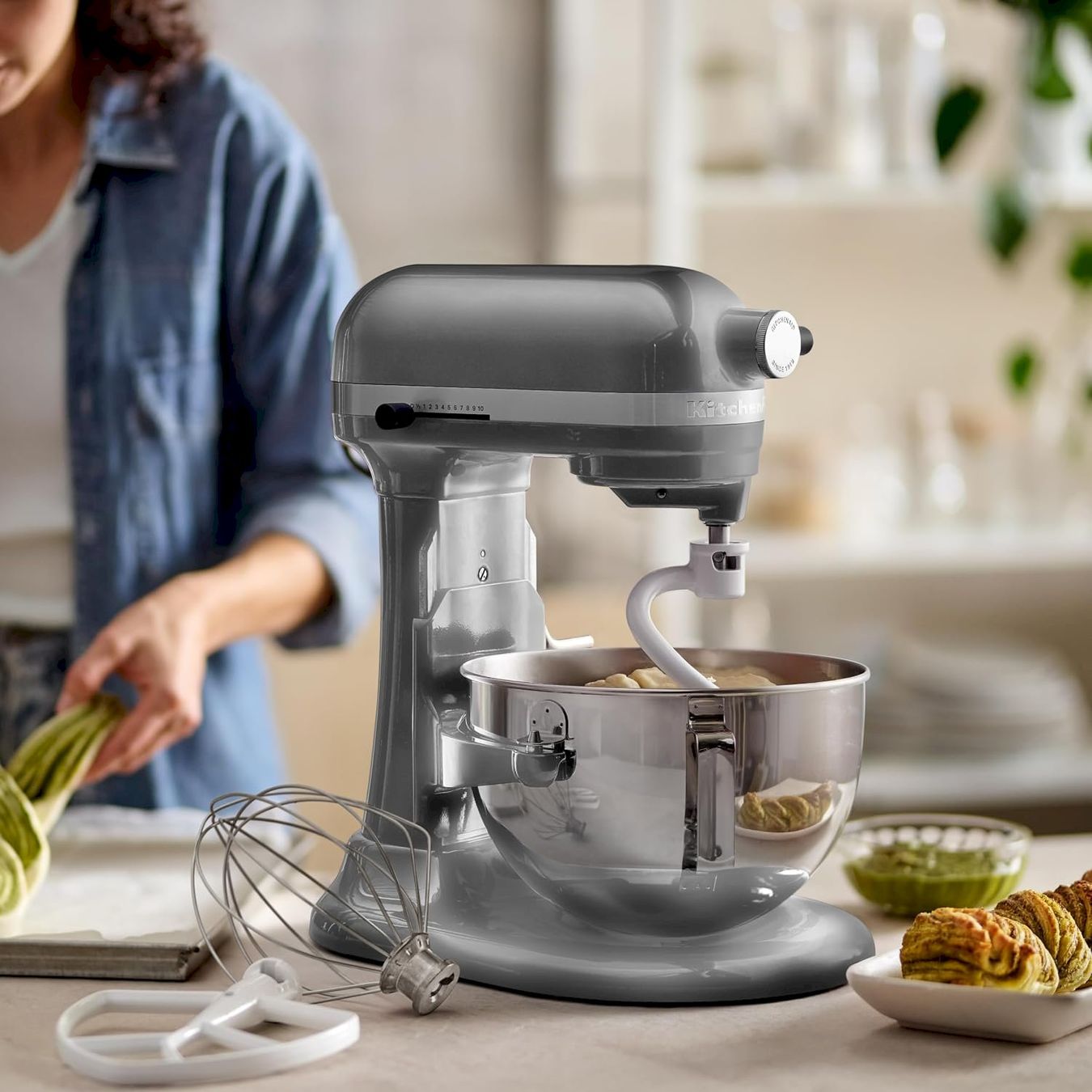 Elettrodomestici da cucina: KitchenAid Heavy Duty Kontur Silber – Nuovo e nell'imballaggio originale da Bottighofen venduto da zaap 8