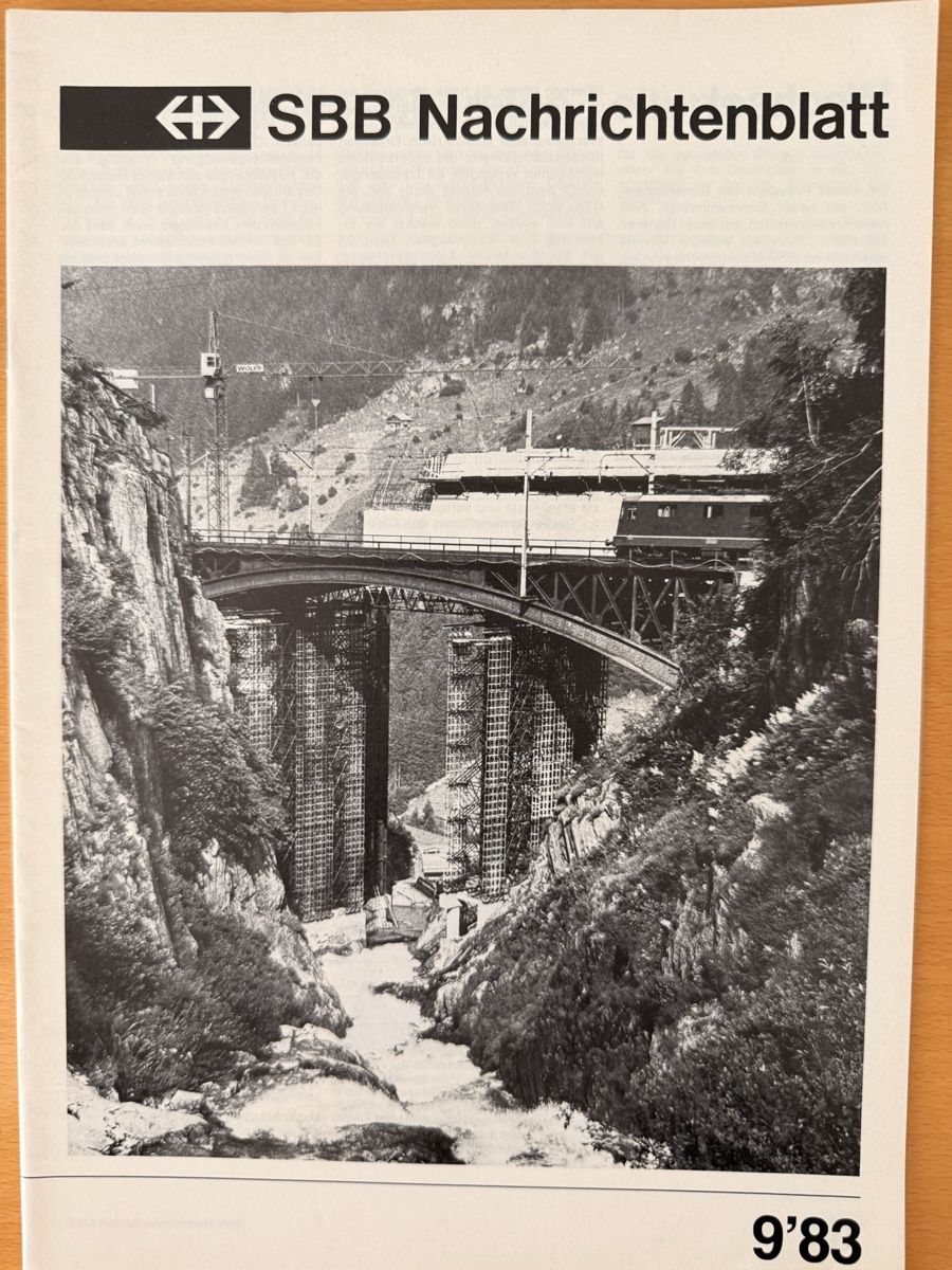 Riviste & Magazine: SBB Nachrichtenblatt 9'83 119 128 – Usato da Bern venduto da Spomme