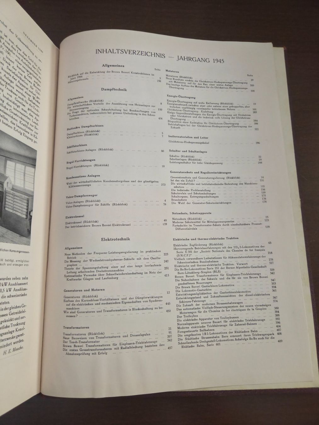 Livres: BBC Brown Boveri Mitteilungen 1945 Eisenbahn Technik – D'occasion à Aldesago par lusuardi 9