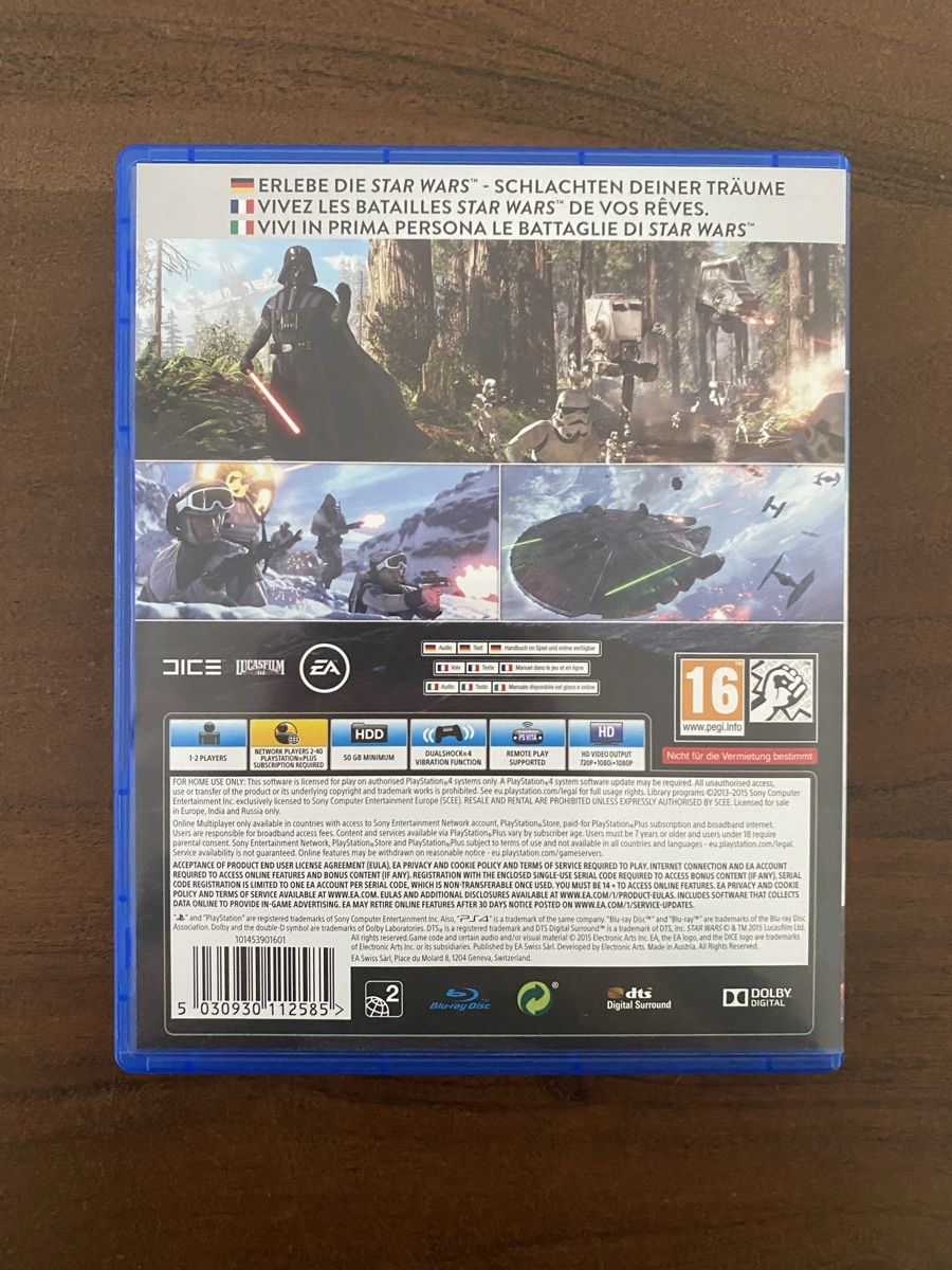 Sony Giochi: Star Wars Battlefront für PS4 – Usato da Thunstetten venduto da Virus_33 2