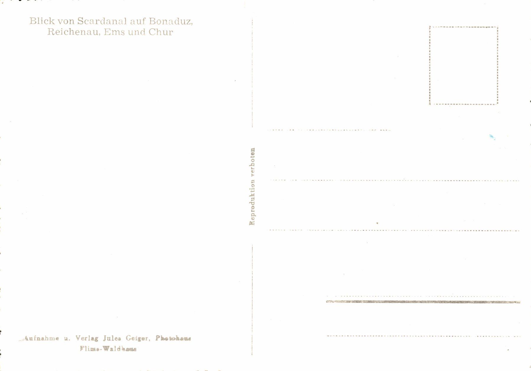 Cartes postales: Bonaduz – D'occasion à Bronschhofen par Astore 1