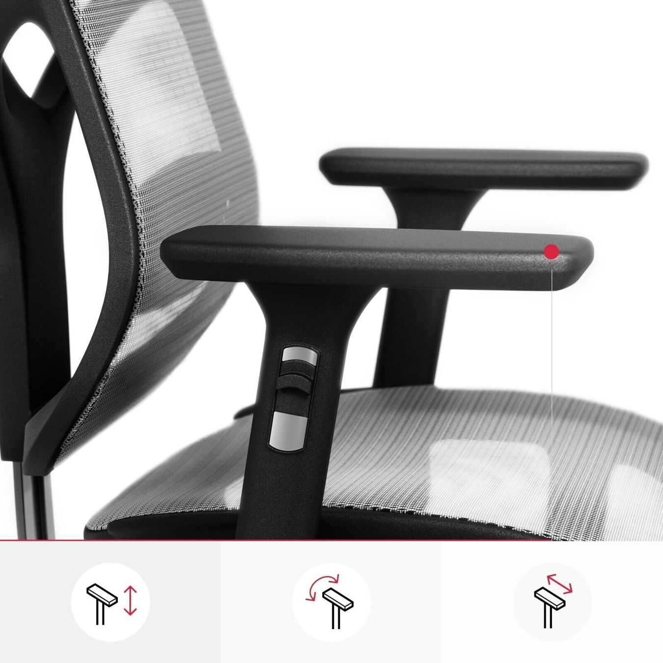 Sedie: Ergonomischer Schreibtischstuhl Diablo V-Basic Schwarz-Grau – Nuovo e nell'imballaggio originale da Wallenwil venduto da toesstal-vertrieb 5