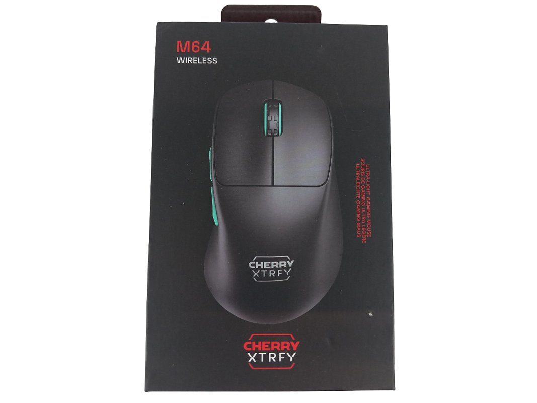 Maus: CHERRY xtrfy M64 Mouse (Wireless; Black) – Gebraucht aus Hünenberg von Restwert_Zug