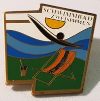 AA652 - Pin Schwimmbad Zweisimmen