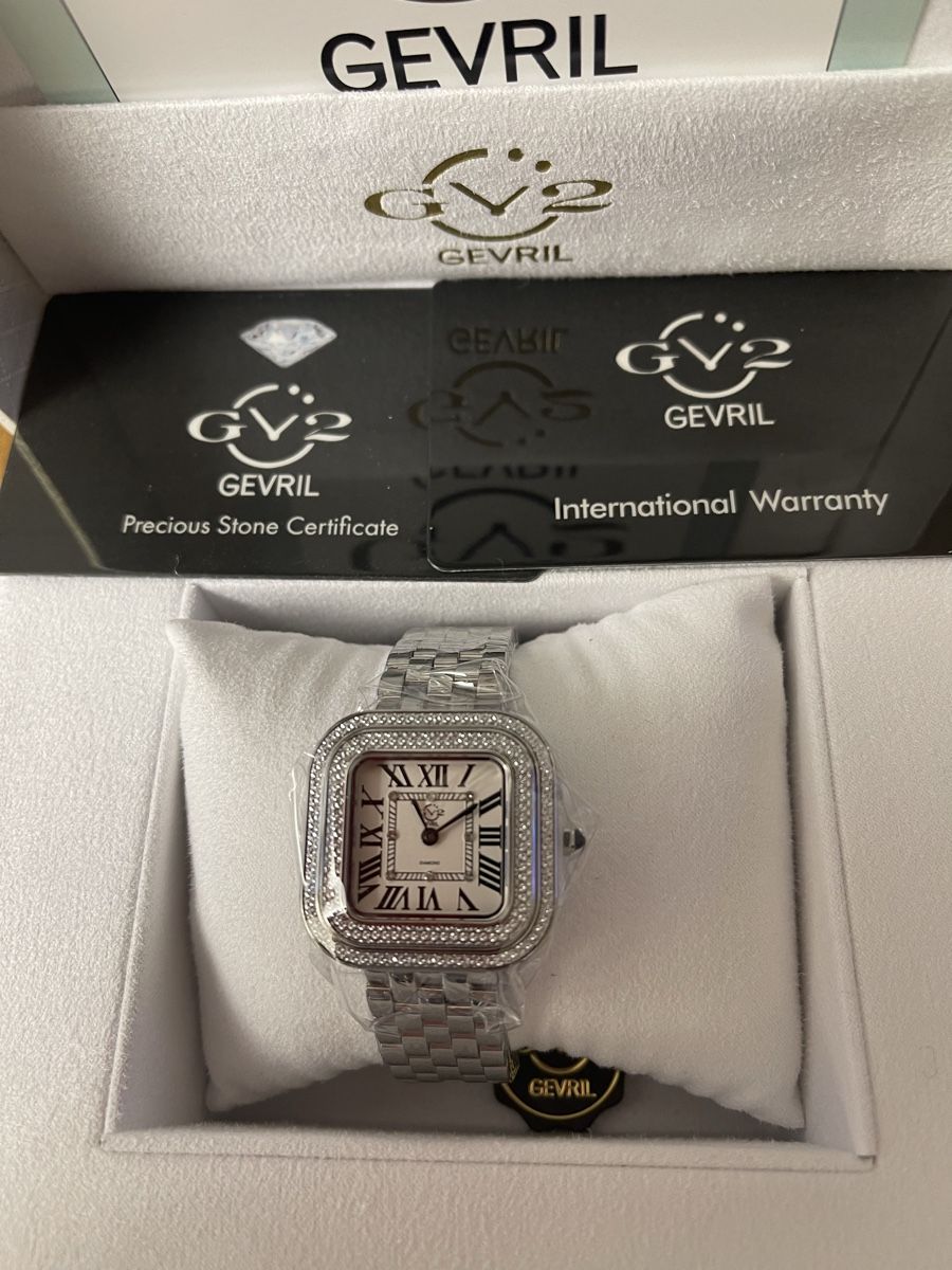 Orologi: Gevril Damenuhr mit Diamanten – Nuovo e nell'imballaggio originale da Kloten venduto da Buki-Sneki
