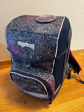 Ergobag Schulthek Bärlaxy Cubo mit Sportbag und Kletties