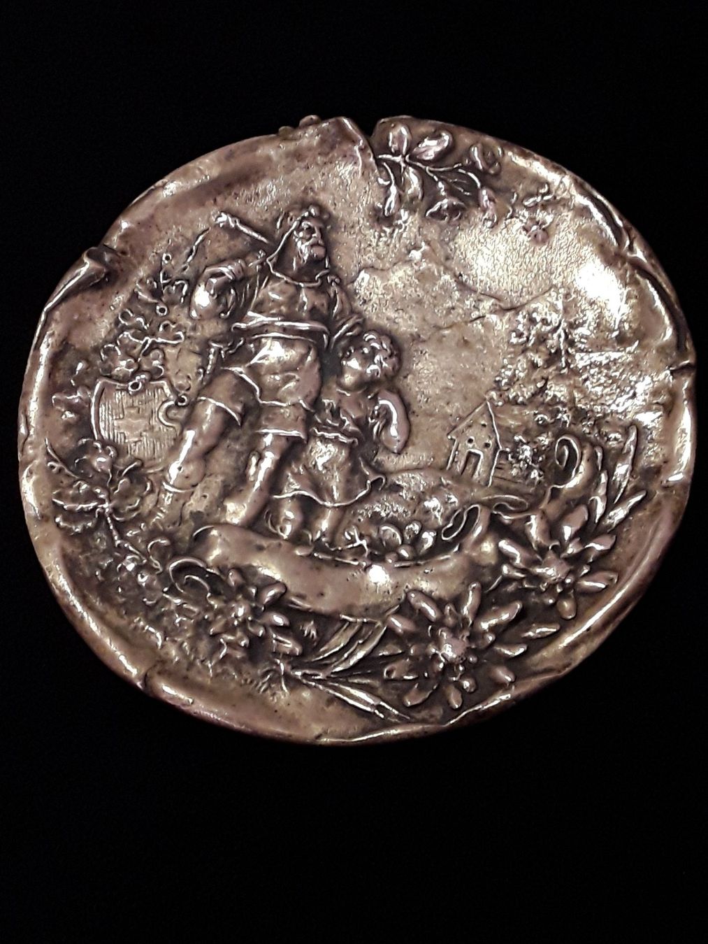 Pareti & Soffitti: Antike Messing Wilhelm Tell Platte ca 1880 – Usato da Zürich venduto da helsan 7