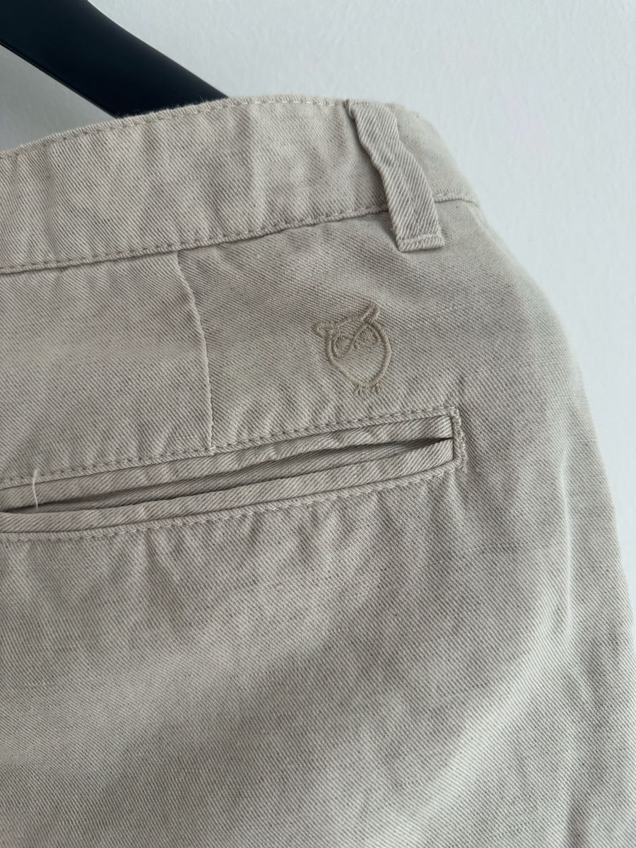 Pantaloni: Knowledge Cotton Apparel Hose Beige Leinen – Usato da Koblenz venduto da Joshua_M 3