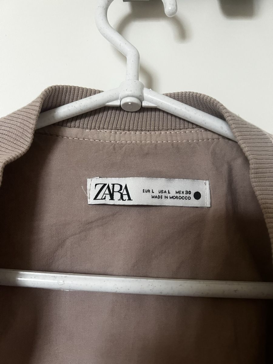 Zara Jacken: Zara Bomberjacke Leinen Übergangsjacke Grösse S – Gebraucht aus Schlieren von mle_lws6 1