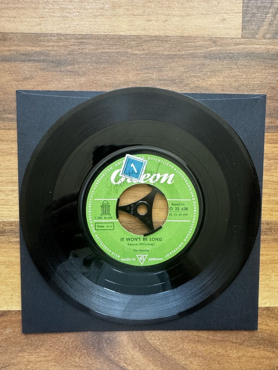 Vinyles: The Beatles - It Won't Be Long/Money - 7" Single- 60s – D'occasion à Rorbas par BlackstarRecords