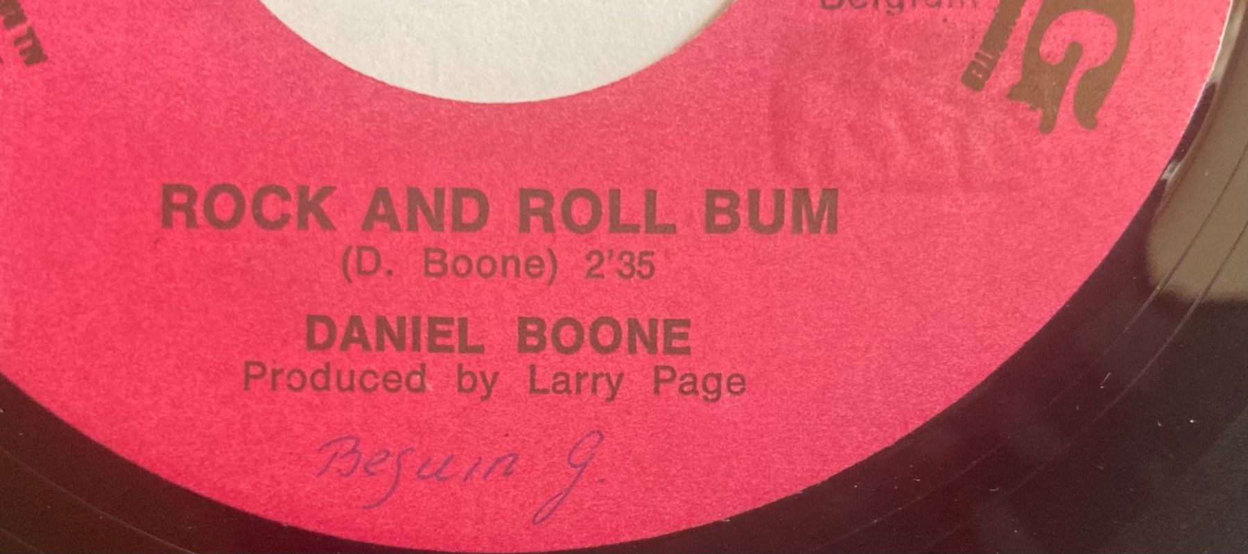 Dischi in vinile: DANIEL BOONE - ROCK AND ROLL BUM – Usato da Poliez-Pittet venduto da Newtown-Records 3