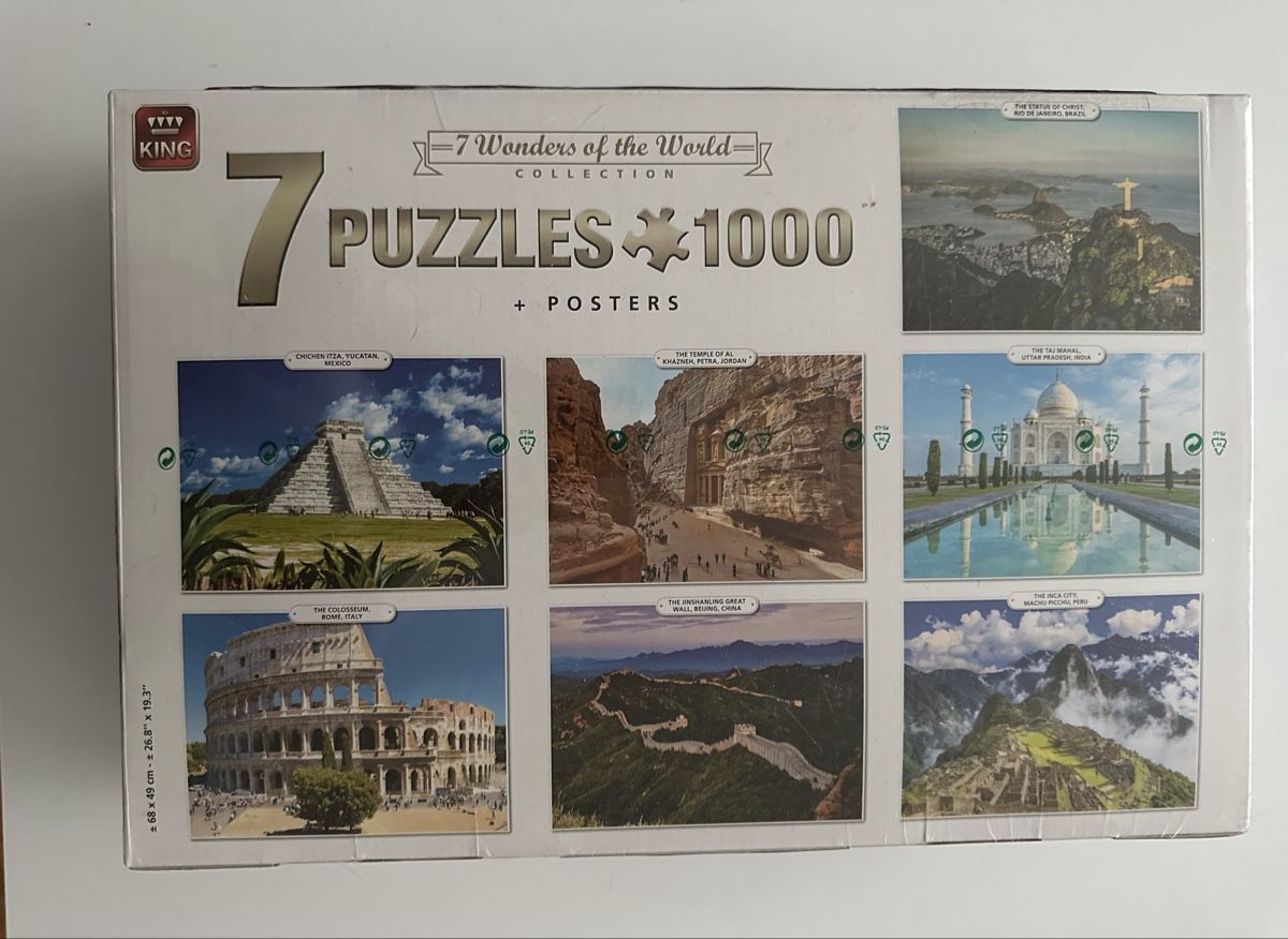 Puzzle: 7 Weltwunder Puzzles 1000 Teile + Poster – Nuovo e nell'imballaggio originale da Glattbrugg venduto da sab_989l 1