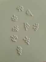 Weisse Kunstperlen / Bastelperlen ca. 10 mm