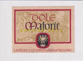 Etikette für Wein - Dôle Majorie /bd