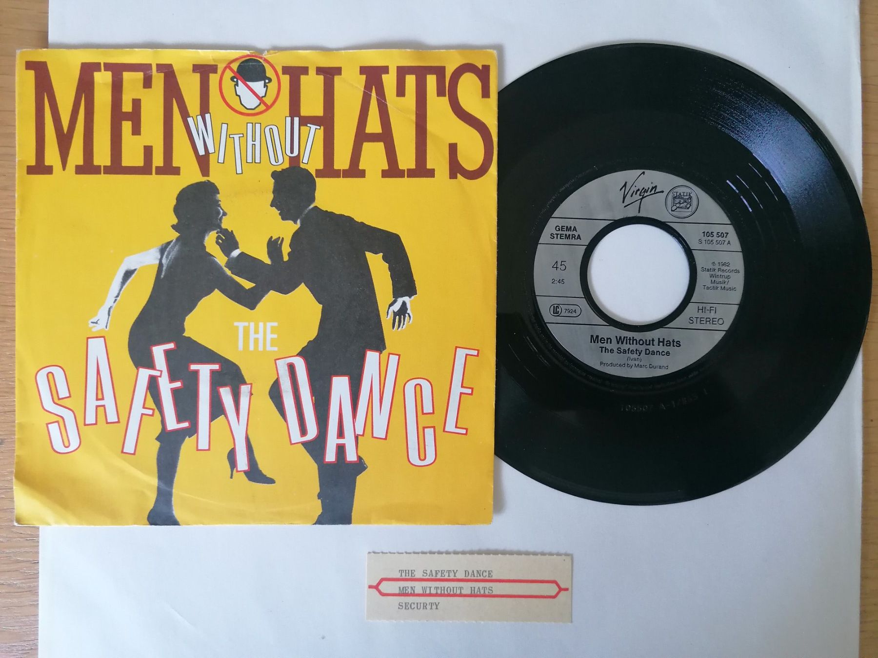 Dischi in vinile: Men Without Hats - The Safety Dance - – Usato da Beinwil am See venduto da Funkthesizer