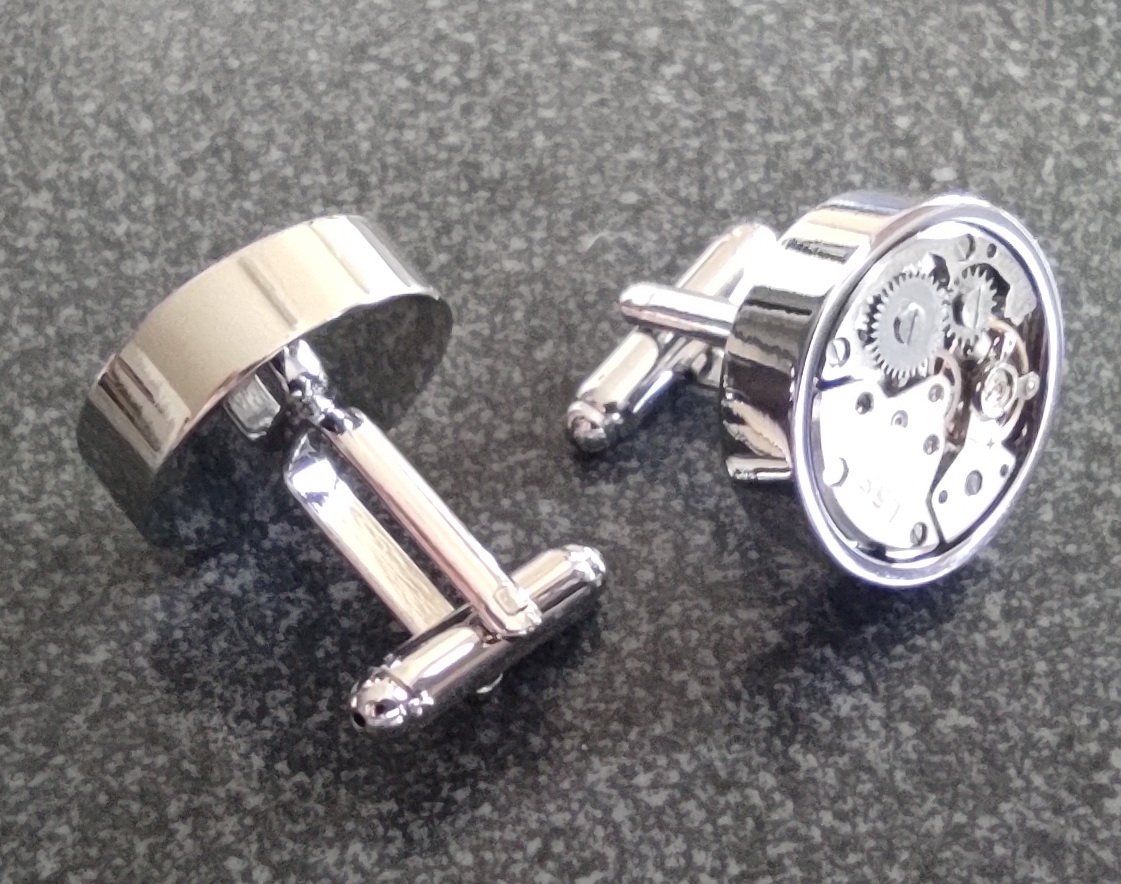 Gemelli: Steampunk Manschettenknöpfe, Cufflinks, Manschetten-Knöpfe – Nuovo (secondo la descrizione) da Schwanden GL venduto da UHRKNALL 1