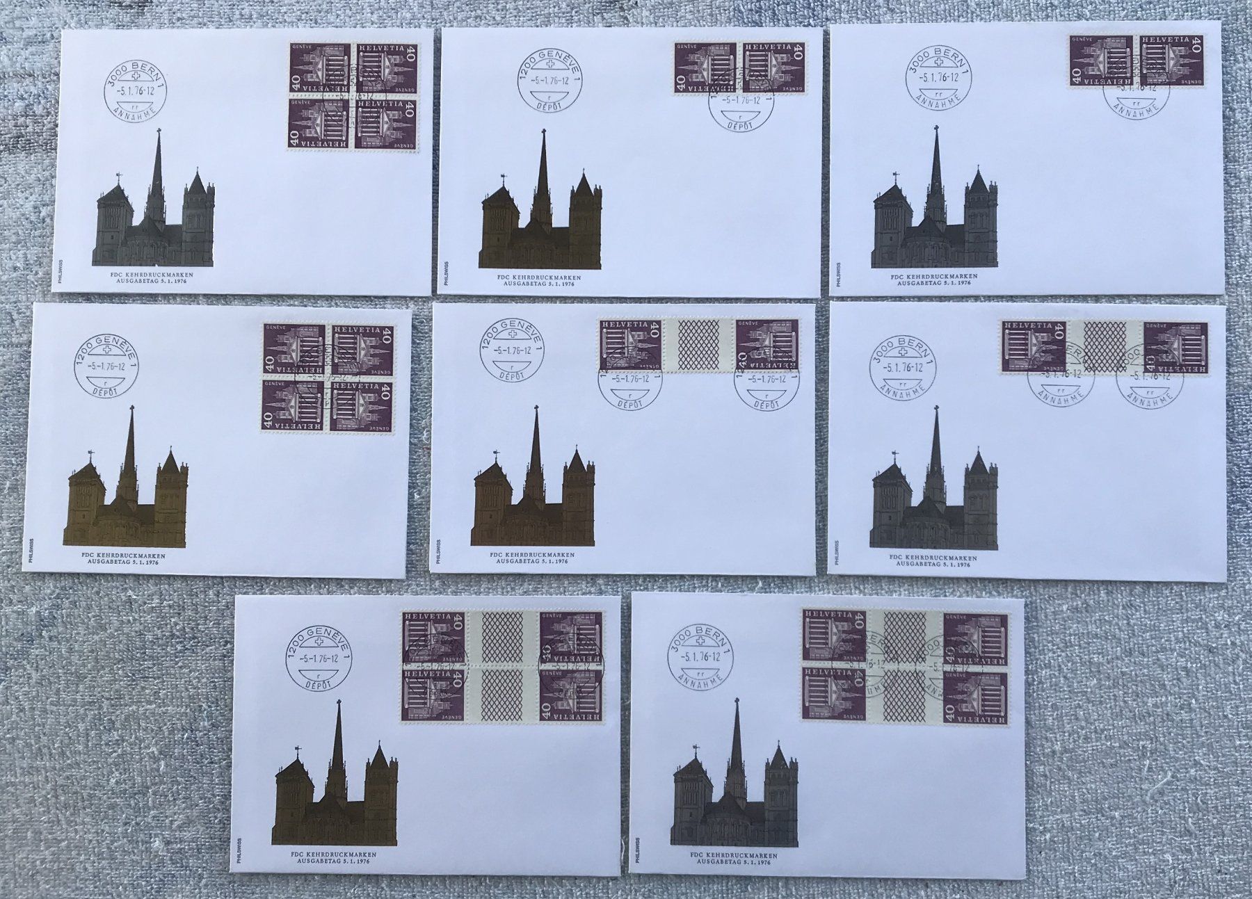 Tutti i francobolli: LOT BRIEFUMSCHLÄGE SCHWEIZ – Usato da Ostermundigen venduto da Heavenmaus75