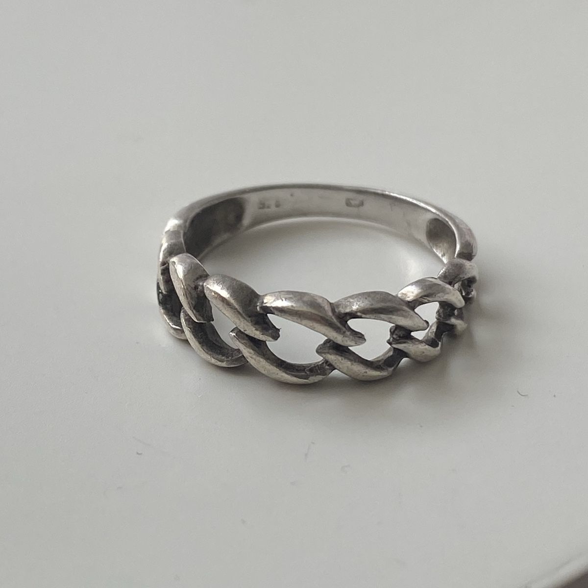 Anelli: Silber 925 Vintage geflochtene Ring – Usato da Givisiez venduto da dor_xb9k 2