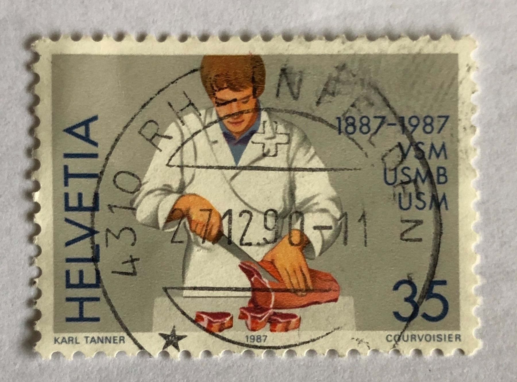 Tutti i francobolli: Nr.750  mit Vollstempel Rheinfelden – Usato da Aarau venduto da Billa007