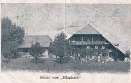 Trubschachen  BE  -   GRUSS vom BLAPBACH      um  1 9 0 8