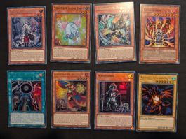 8-teiliges Yu-Gi-Oh! Karten-Set auf Deutsch