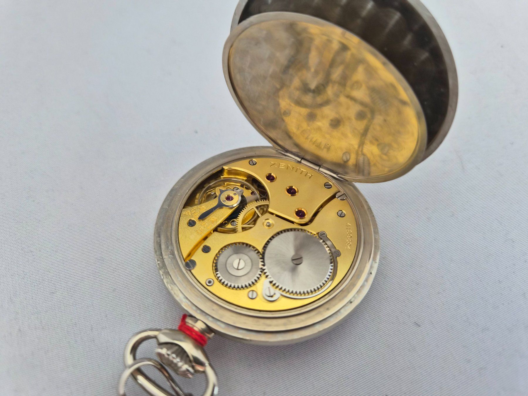 Zenith Orologi: Zenith Taschenuhr metal-Blanc – Usato da Chabrey venduto da Horology 4